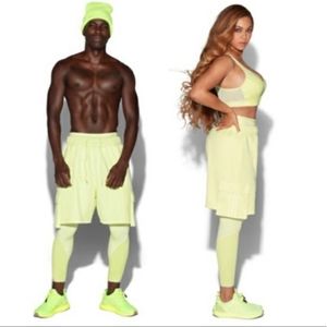 NWT--2XL--IVY PARK YELLOW TINT SHORTS